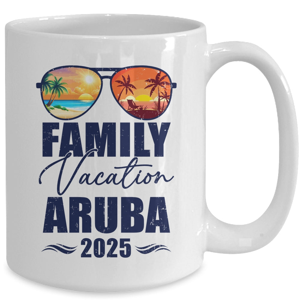 Aruba Matching Family Vacation 2025 Making Memories Mug | siriusteestore