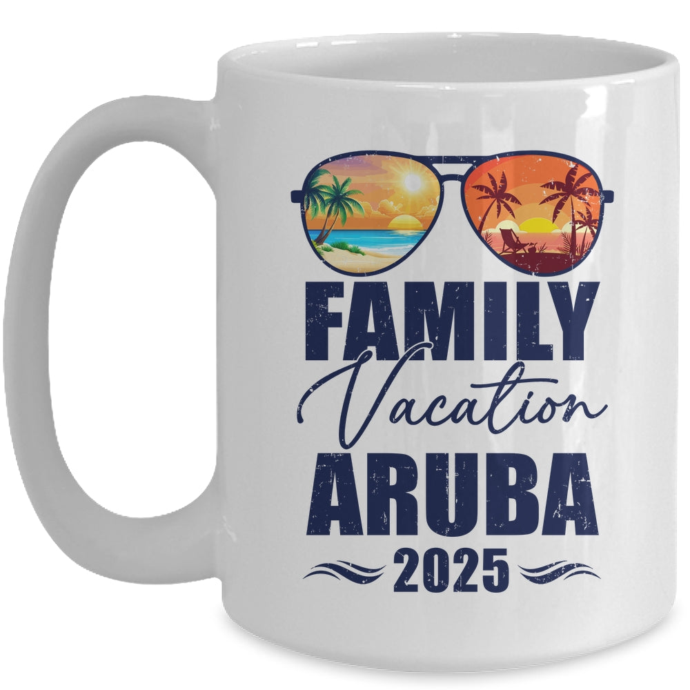 Aruba Matching Family Vacation 2025 Making Memories Mug | siriusteestore