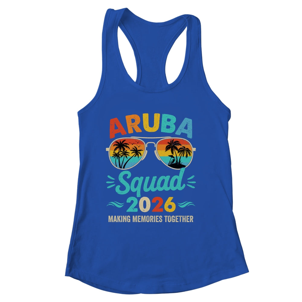 Aruba Squad 2026 Vacation Friends Family Matching Group Shirt & Tank Top | siriusteestore