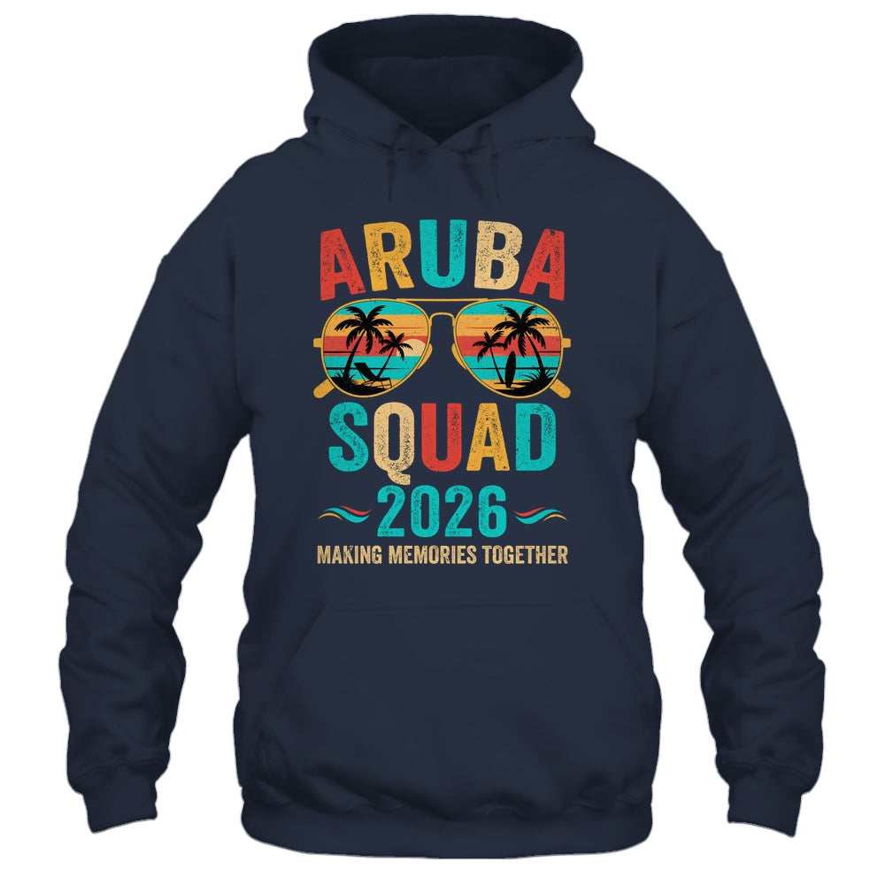 Aruba Vacation Squad 2026 Family Matching Vintage Shirt & Tank Top | siriusteestore