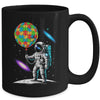 Astronaut Balloon Autism Awareness Space Autistic Kids Boys Mug | siriusteestore