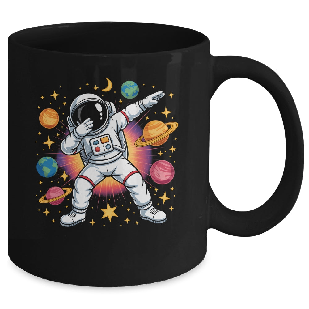 Astronaut Dabbing In Space Cosmic Galaxy Adventure Boy Girls Mug | siriusteestore