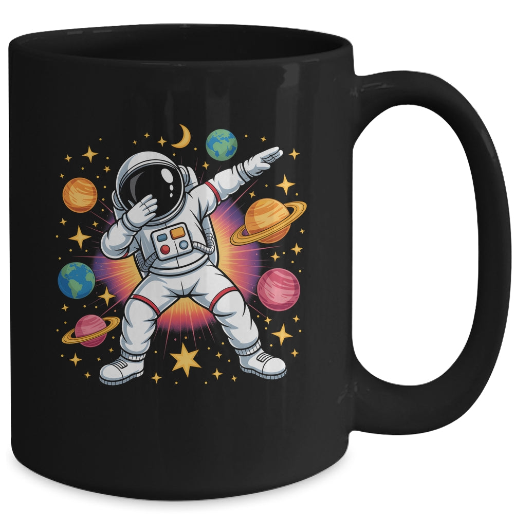 Astronaut Dabbing In Space Cosmic Galaxy Adventure Boy Girls Mug | siriusteestore