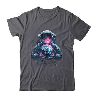 Astronaut Holding Planet Outer Space Galaxy Universe Science Shirt & Hoodie | siriusteestore