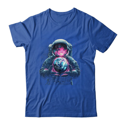 Astronaut Holding Planet Outer Space Galaxy Universe Science Shirt & Hoodie | siriusteestore