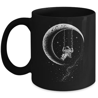 Astronaut Moon Swing Stars Outer Space Galaxy Men Astronomy Mug | siriusteestore