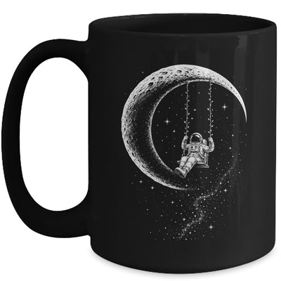 Astronaut Moon Swing Stars Outer Space Galaxy Men Astronomy Mug | siriusteestore