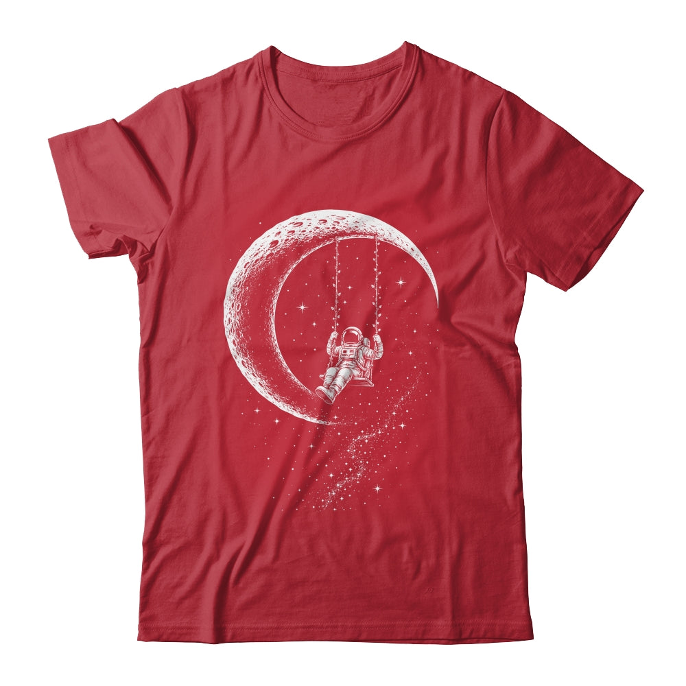 Astronaut Moon Swing Stars Outer Space Galaxy Men Astronomy Shirt & Hoodie | siriusteestore