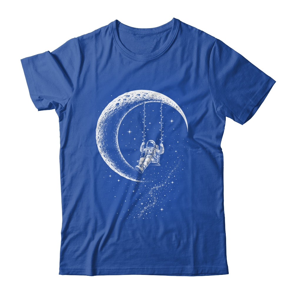 Astronaut Moon Swing Stars Outer Space Galaxy Men Astronomy Shirt & Hoodie | siriusteestore