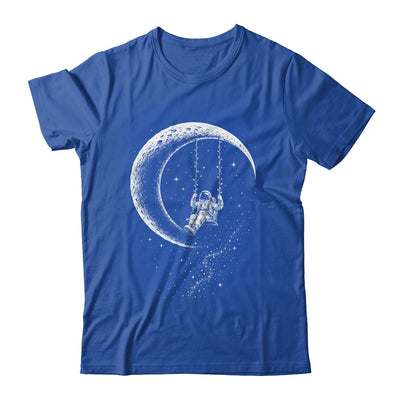 Astronaut Moon Swing Stars Outer Space Galaxy Men Astronomy Shirt & Hoodie | siriusteestore