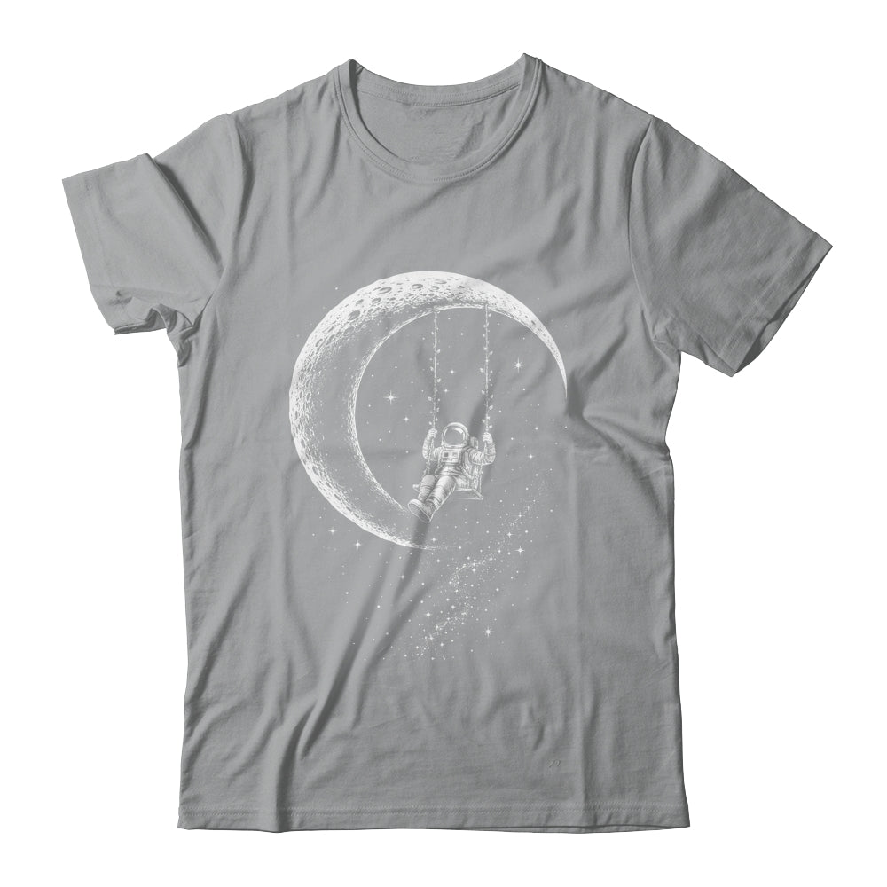 Astronaut Moon Swing Stars Outer Space Galaxy Men Astronomy Shirt & Hoodie | siriusteestore