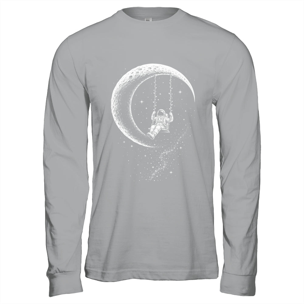 Astronaut Moon Swing Stars Outer Space Galaxy Men Astronomy Shirt & Hoodie | siriusteestore