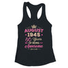 August 1945 80 Years Of Being Awesome Retro 80th Birthday Shirt & Tank Top | siriusteestore