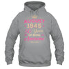 August 1945 80 Years Of Being Awesome Retro 80th Birthday Shirt & Tank Top | siriusteestore