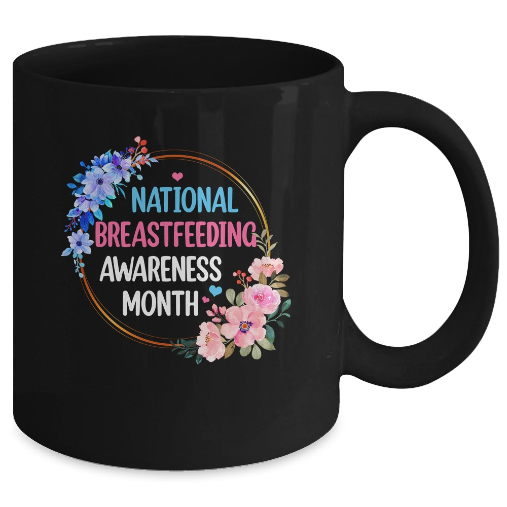 August Floral Mother National Breastfeeding Awareness Month Mug | siriusteestore