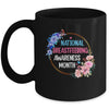 August Floral Mother National Breastfeeding Awareness Month Mug | siriusteestore