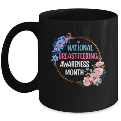 August Floral Mother National Breastfeeding Awareness Month Mug | siriusteestore