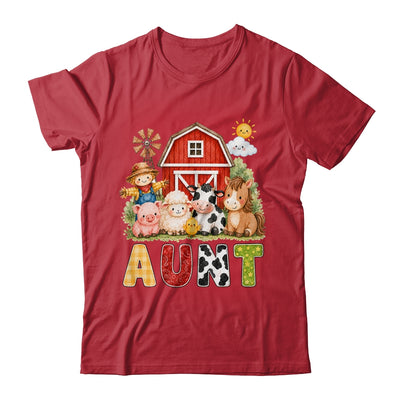 Aunt Farm Cow 1St Birthday Girl Boy Matching Family Shirt & Hoodie | siriusteestore