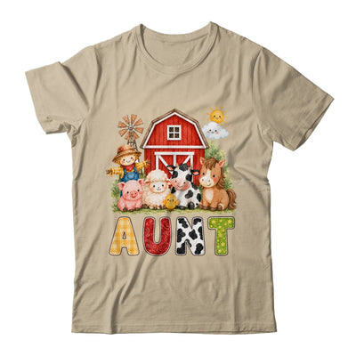 Aunt Farm Cow 1St Birthday Girl Boy Matching Family Shirt & Hoodie | siriusteestore