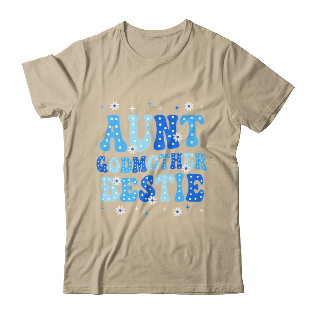 Aunt Godmother Bestie Groovy Cute For Mothers Day Funny Shirt & Tank Top | siriusteestore