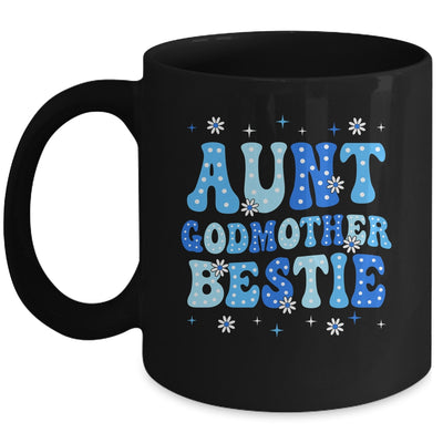 Aunt Godmother Bestie Groovy Cute For Mothers Day Funny Mug | siriusteestore