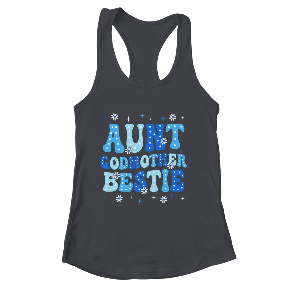 Aunt Godmother Bestie Groovy Cute For Mothers Day Funny Shirt & Tank Top | siriusteestore