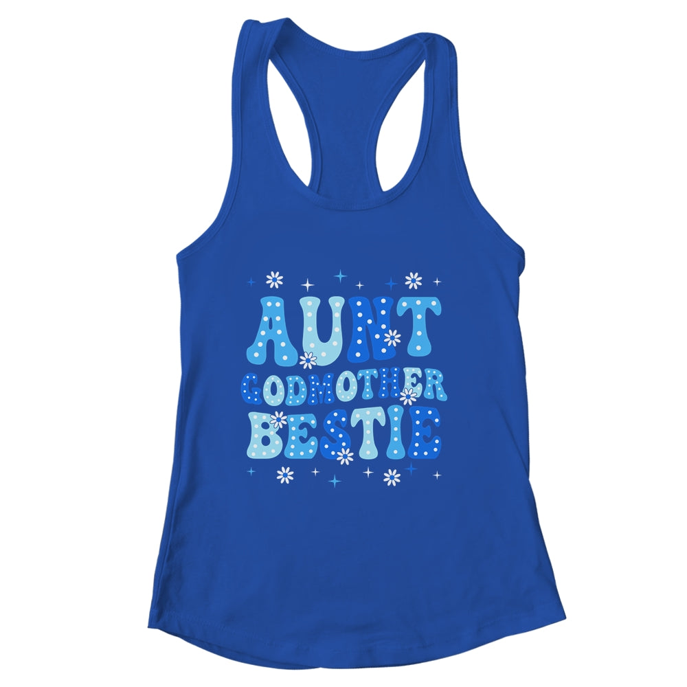 Aunt Godmother Bestie Groovy Cute For Mothers Day Funny Shirt & Tank Top | siriusteestore