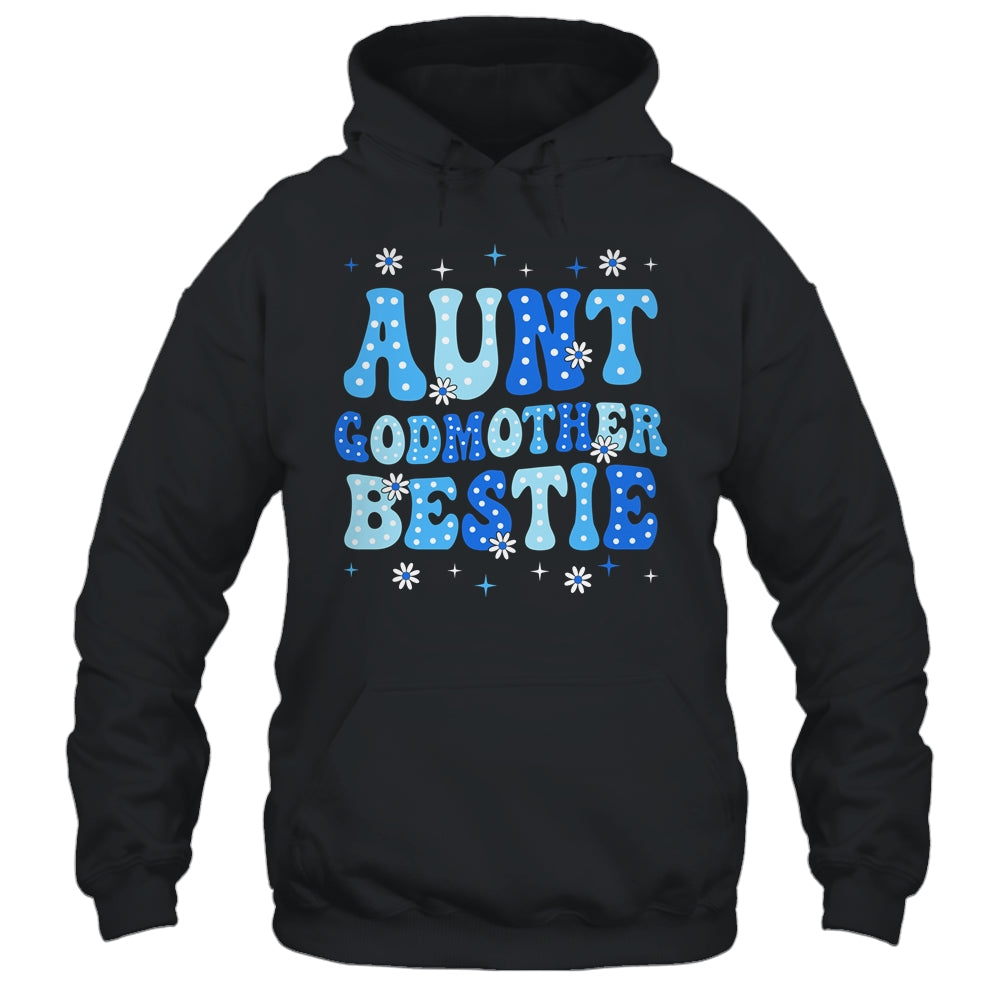 Aunt Godmother Bestie Groovy Cute For Mothers Day Funny Shirt & Tank Top | siriusteestore