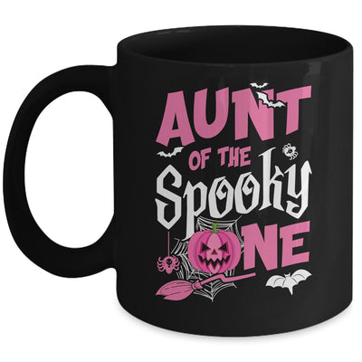 Aunt Halloween 1st Birthday Girl Matching Family Spooky One Mug | siriusteestore