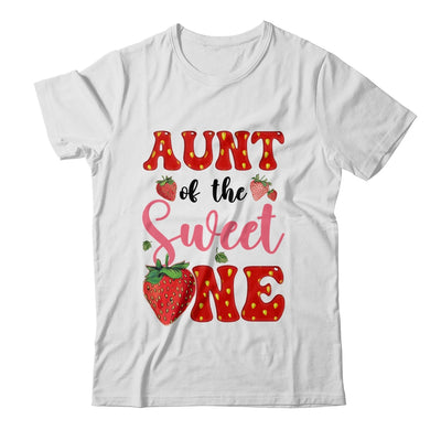 Aunt Of Sweet One Strawberry Frist 1st Birthday Girl Shirt & Hoodie | siriusteestore