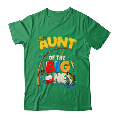 Aunt Of The Big One Fishing Birthday Boy Family Party Shirt & Hoodie | siriusteestore