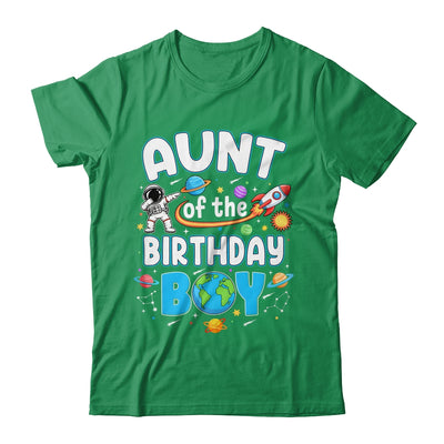 Aunt Of The Birthday Boy Astronaut Family Space Planets Shirt & Hoodie | siriusteestore