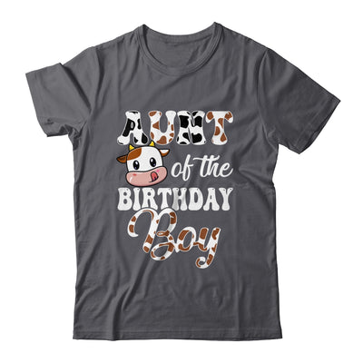 Aunt Of The Birthday Boy Cow Farm 1st Birthday Boy Shirt & Hoodie | siriusteestore