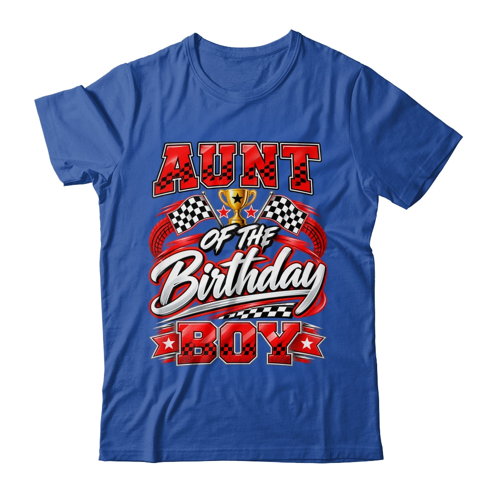 Aunt Of The Birthday Boy Race Car Family Pit Crew Shirt & Hoodie | siriusteestore