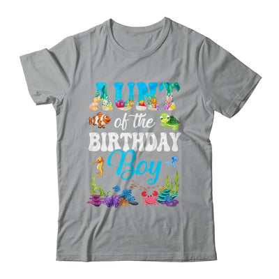 Aunt Of The Birthday Boy Sea Fish Ocean Aquarium Party Shirt & Hoodie | siriusteestore