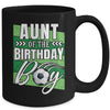 Aunt Of The Birthday Boy Soccer Birthday Soccer Player Mug | siriusteestore