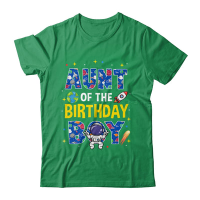 Aunt Of The Birthday Boy Space Astronaut Family Birthday Shirt & Hoodie | siriusteestore