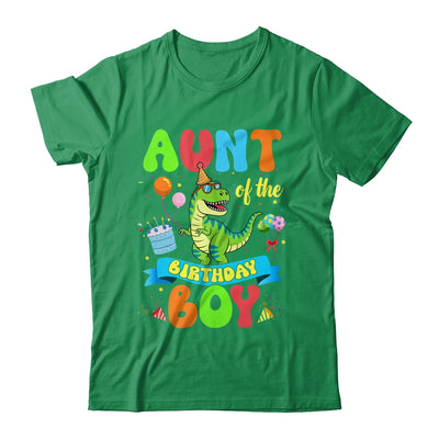 Aunt Of The Birthday Boy TRex Dinosaur Birthday Family Shirt & Hoodie | siriusteestore