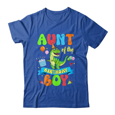 Aunt Of The Birthday Boy TRex Dinosaur Birthday Family Shirt & Hoodie | siriusteestore