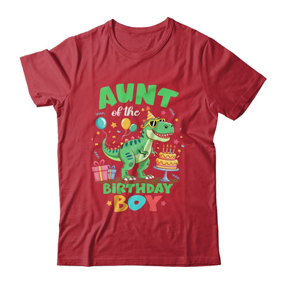 Aunt Of The Birthday Boy T Rex Dinosaur Family Party Shirt & Hoodie | siriusteestore