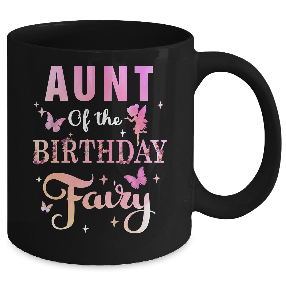 Aunt Of The Birthday Fairy Princess Girl Party Decoration Mug | siriusteestore