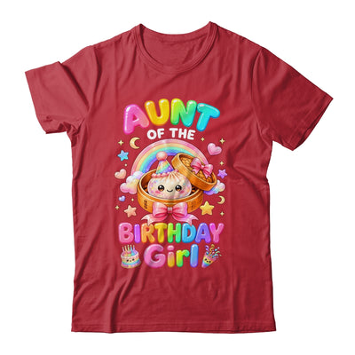 Aunt Of The Birthday Girl Kawaii Dumpling Squishy Family Shirt & Hoodie | siriusteestore