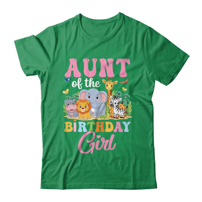 Aunt Of The Birthday Girl Kids Safari Jungle Animal Shirt & Hoodie | siriusteestore