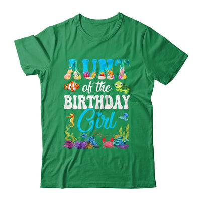 Aunt Of The Birthday Girl Sea Fish Ocean Aquarium Party Shirt & Hoodie | siriusteestore