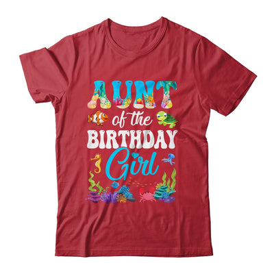 Aunt Of The Birthday Girl Sea Fish Ocean Aquarium Party Shirt & Hoodie | siriusteestore