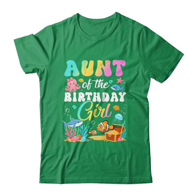 Aunt Of The Birthday Girl Sea Fish Ocean Aquarium Shirt & Hoodie | siriusteestore