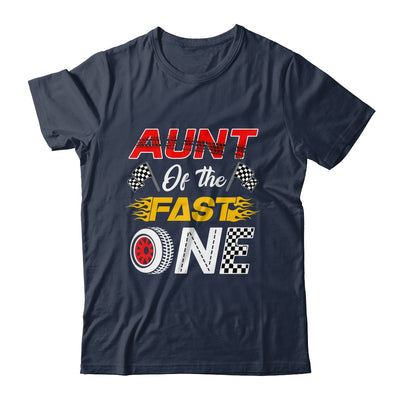 Aunt Of The Fast One 1st Birthday Race Car Family Shirt & Hoodie | siriusteestore