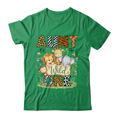 Aunt Of The Wild One First Birthday Boy Jungle Safari Shirt & Hoodie | siriusteestore
