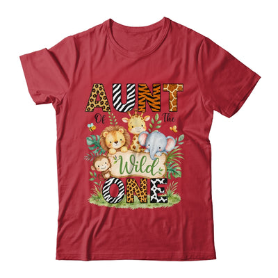 Aunt Of The Wild One First Birthday Boy Jungle Safari Shirt & Hoodie | siriusteestore