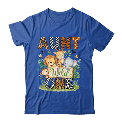 Aunt Of The Wild One First Birthday Boy Jungle Safari Shirt & Hoodie | siriusteestore